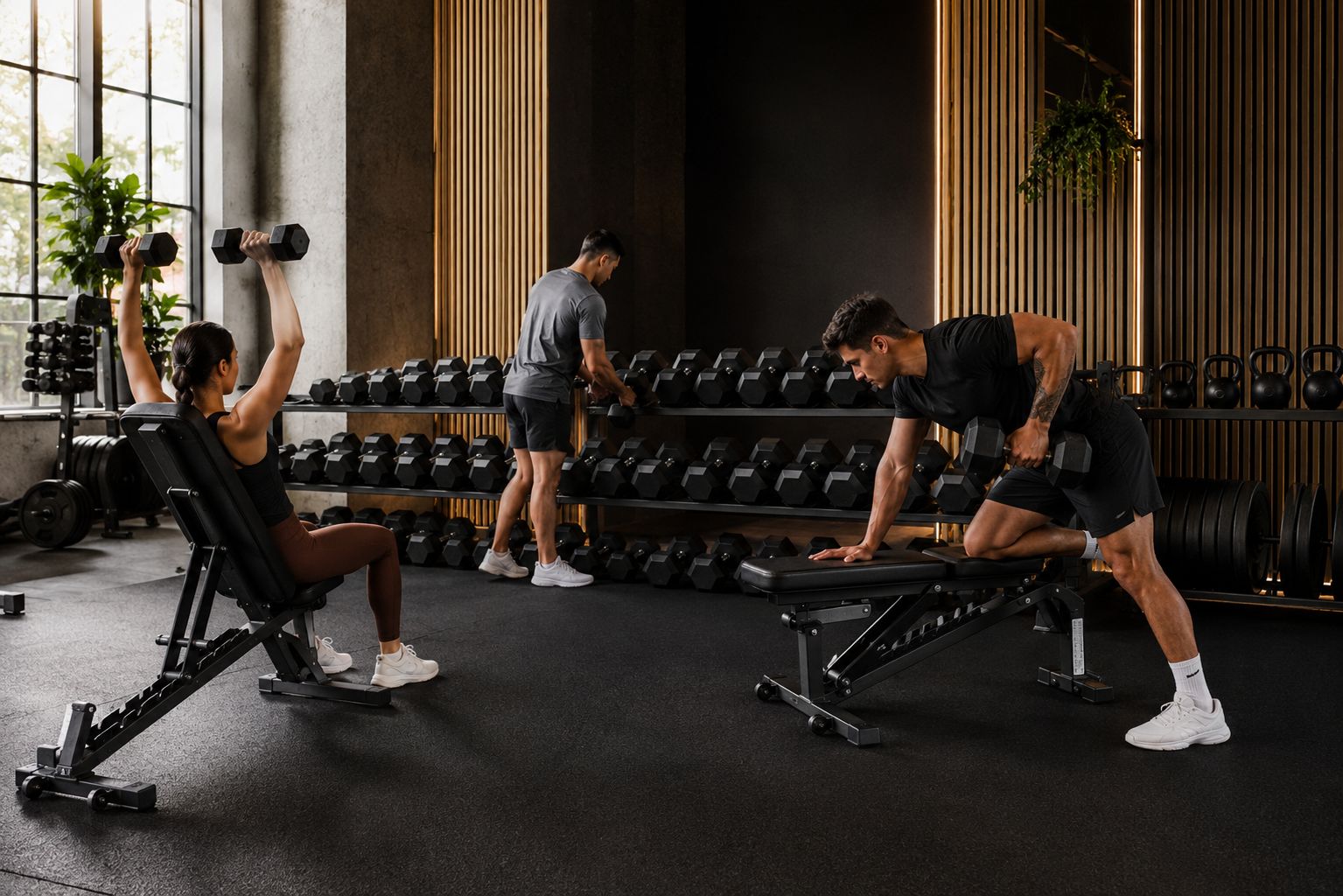 Free weights area