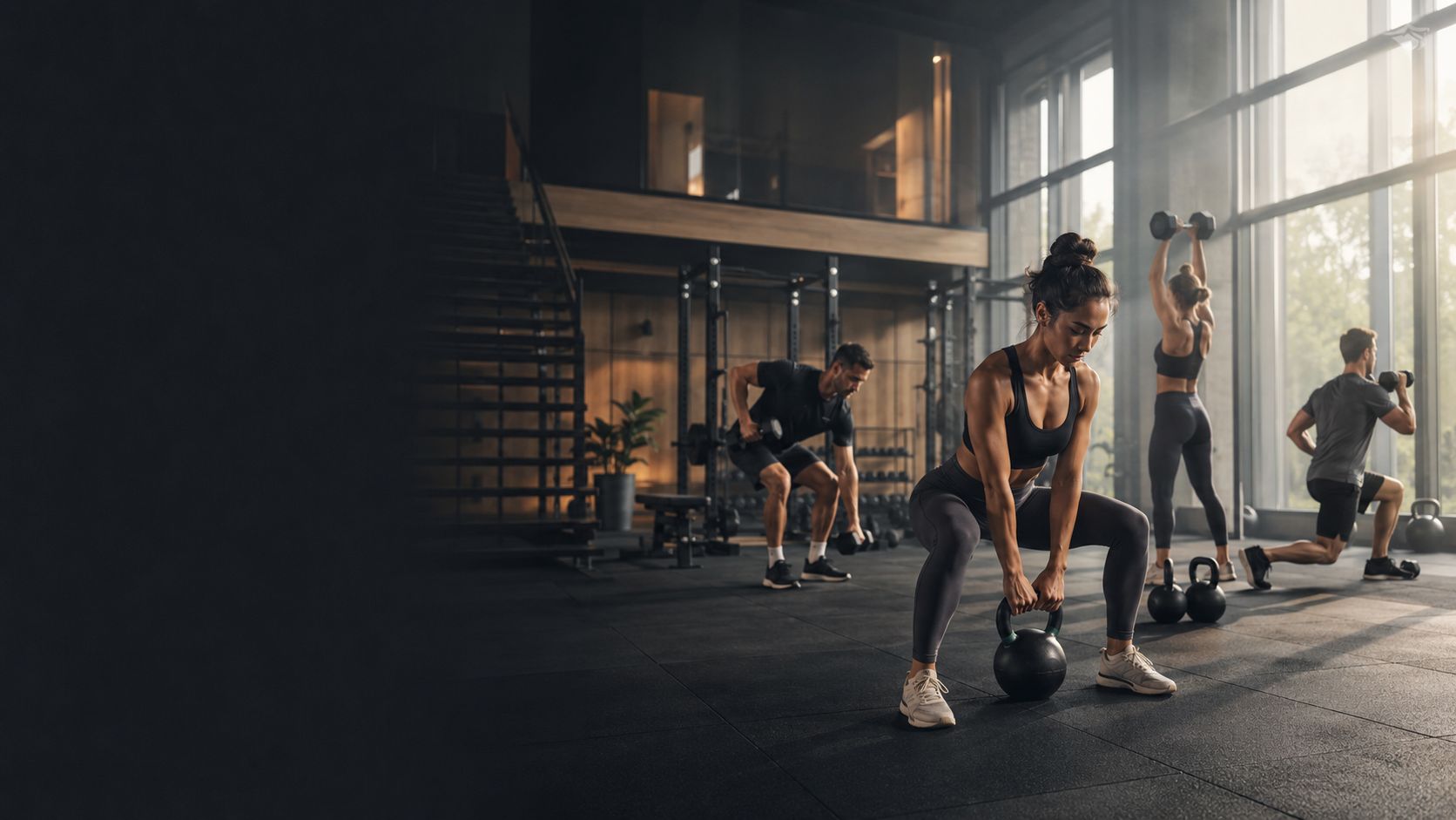 AI visual van high performance training in neon studio