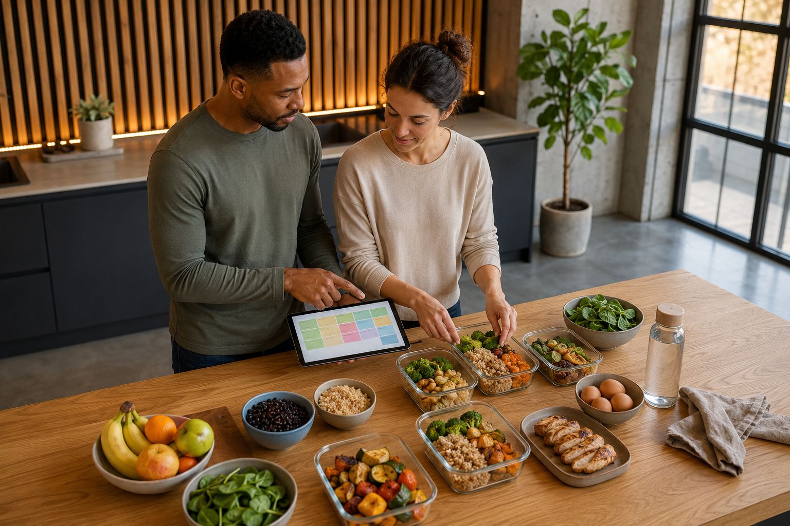 Meal planning en voedingsschema