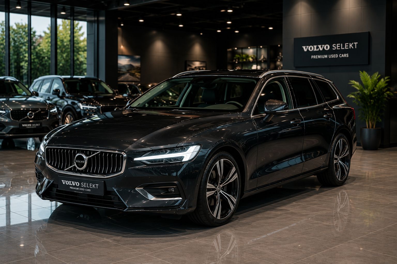 Premium tweedehands Volvo in moderne showroom