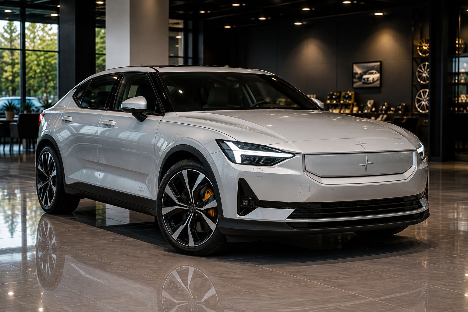 Elektrische wagen met heldere premium uitstraling