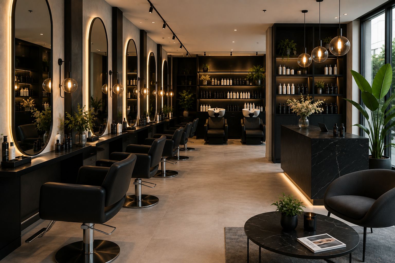Salon voor highlights behandeling
